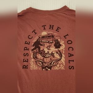 The Southern Shirt Company Brown Long Sleeve Tee